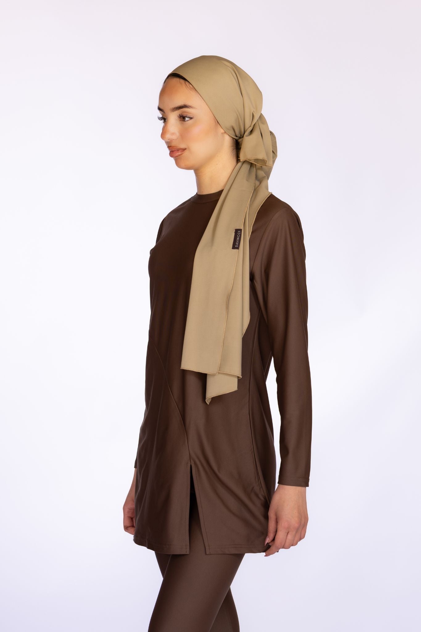 Burkini Hijab in Brown Beige | Davincci