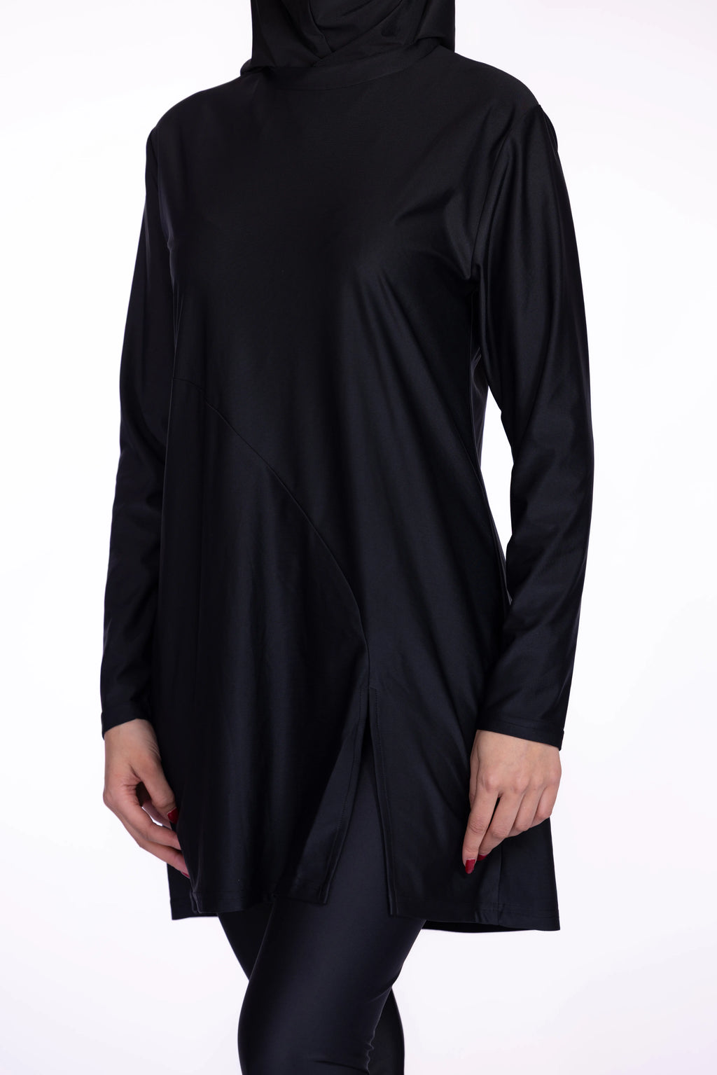 3-piece Burkini Set in Black | Davincci